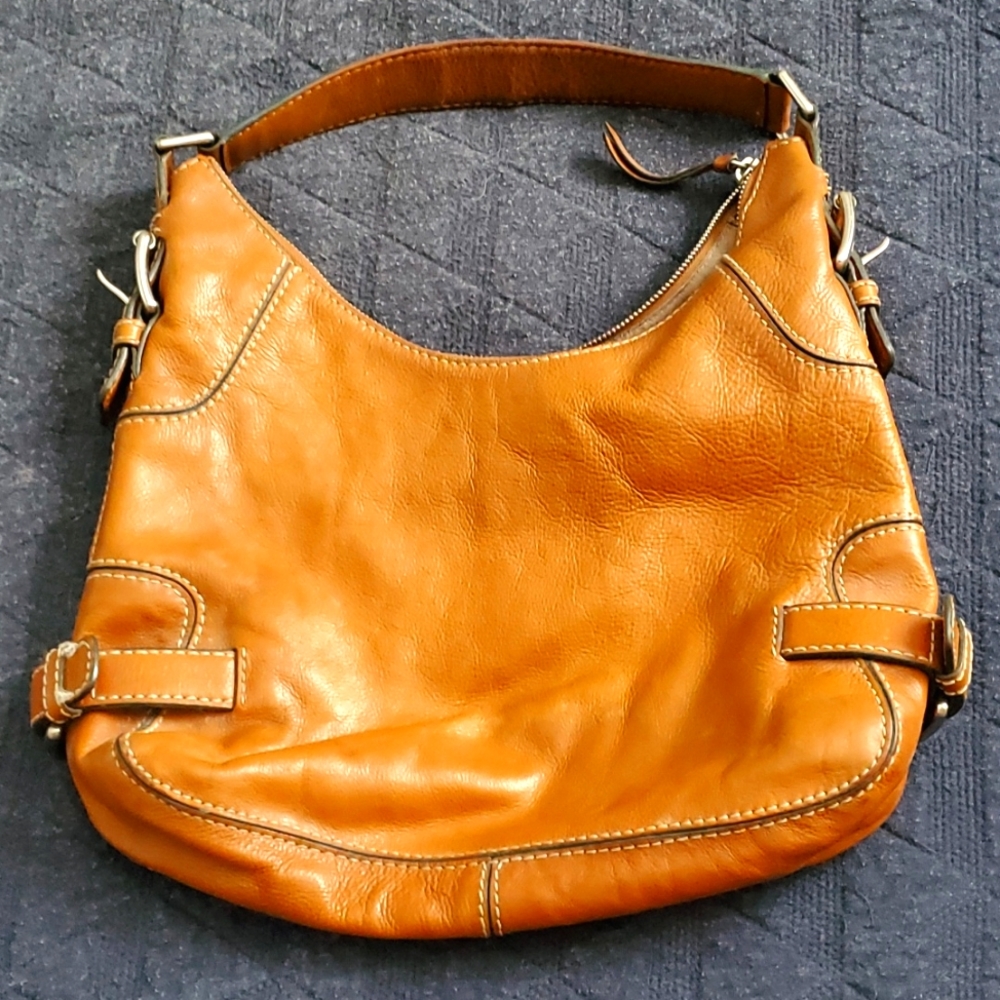 Michael Kors brown leather handbag